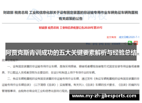 阿贾克斯青训成功的五大关键要素解析与经验总结 阿贾克斯青训成功的五大关键要素解析与经验总结